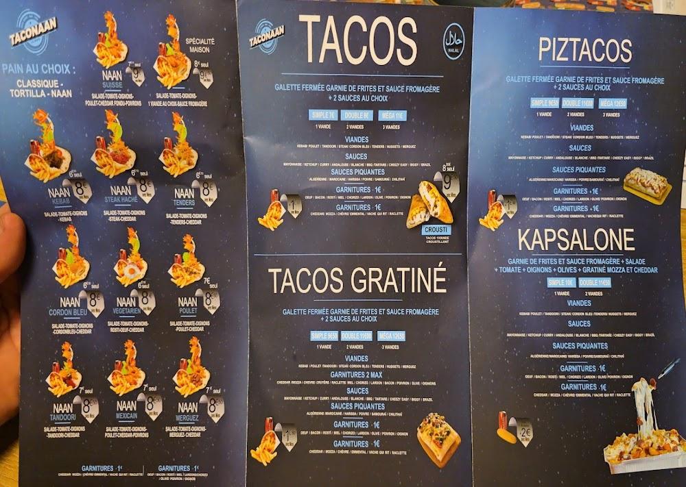 Taconnan le mans - Menu Image 1