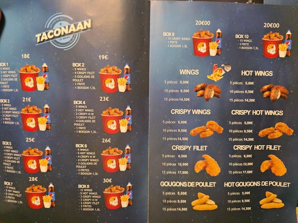 Taconnan le mans - Menu Image 2